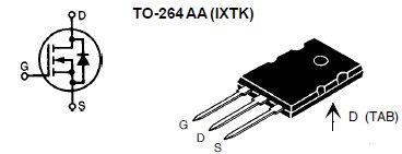 IXTK75N30, Стандартный N-канальный силовой MOSFET